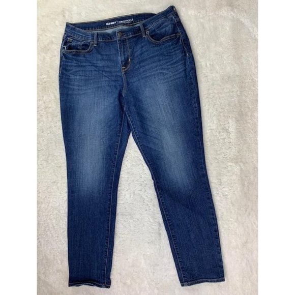 Old Navy Size 35x29 (Measured) Womens Jeans Curvy Profile Mid Rise Skinn… - Picture 1 of 3